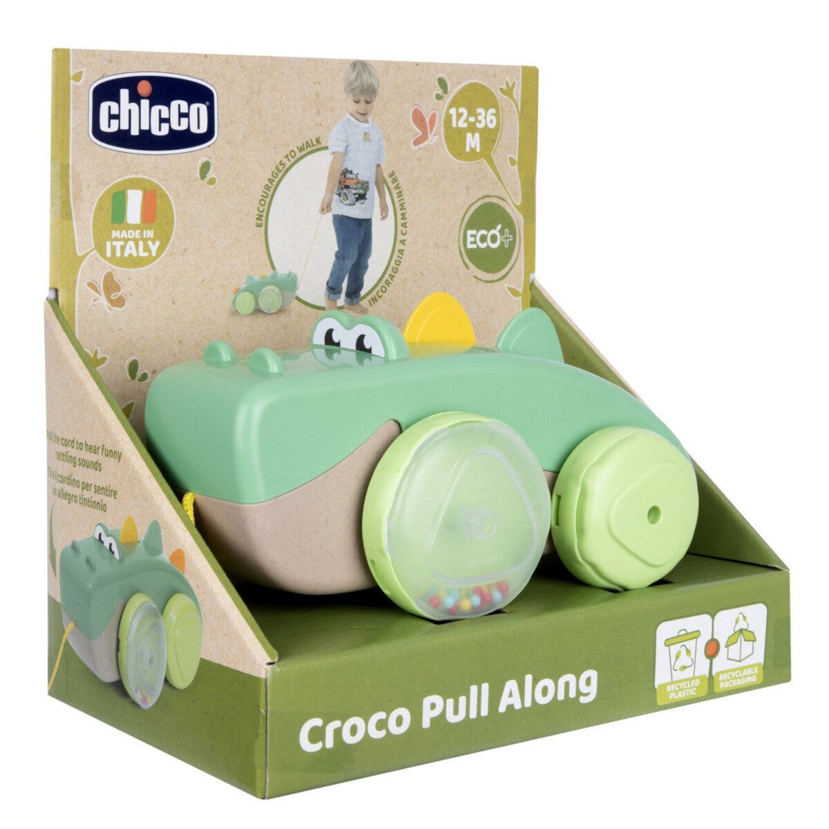 Chicco Eco+ Coccodrillo Trainante 10-36 Mesi 1 Pezzo-2