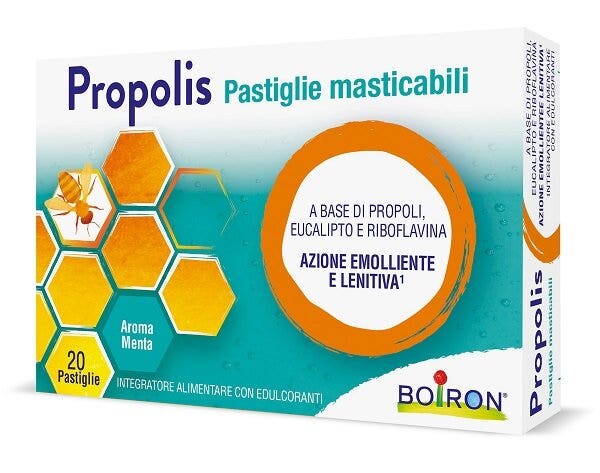 Boiron Propolis Pastiglie Masticabili Aroma Menta 20 Pastiglie-1