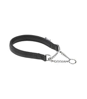 Ferplast Daytona CSS Collare Semistrangolo Nylon Soffice Imbottitura Nero Per Cani CSS15/40-1