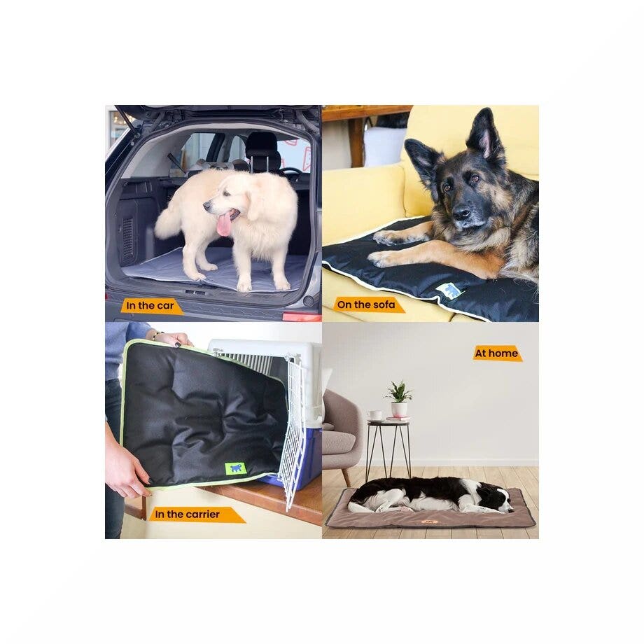 Ferplast  Jolly 100 Materassino Per Cani Tessuto Tecnico Nero 98 x 65 cm-3