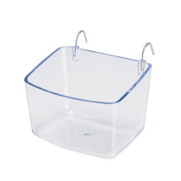 Ferplast FPI 4512 Mangiatoia Plastica Trasparente Per Uccelli-1
