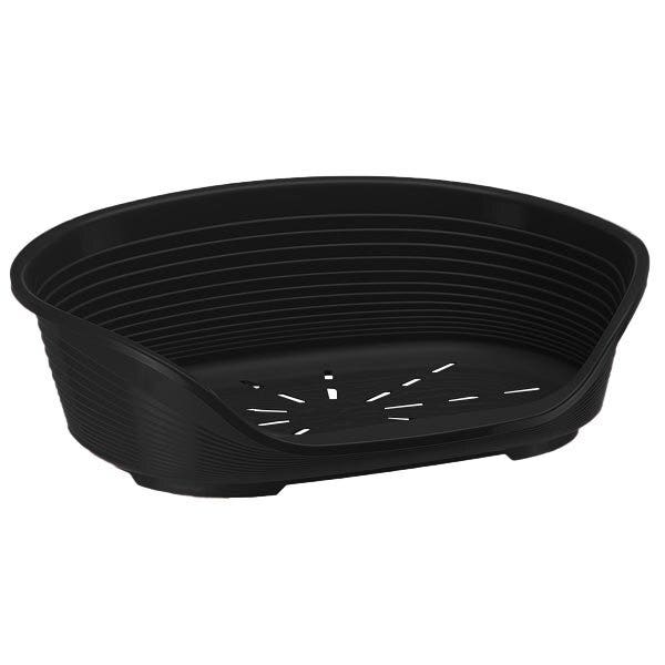 Ferplast Siesta Deluxe Cuccia Cani/Gatti in Plastica Nera Misura 6-1