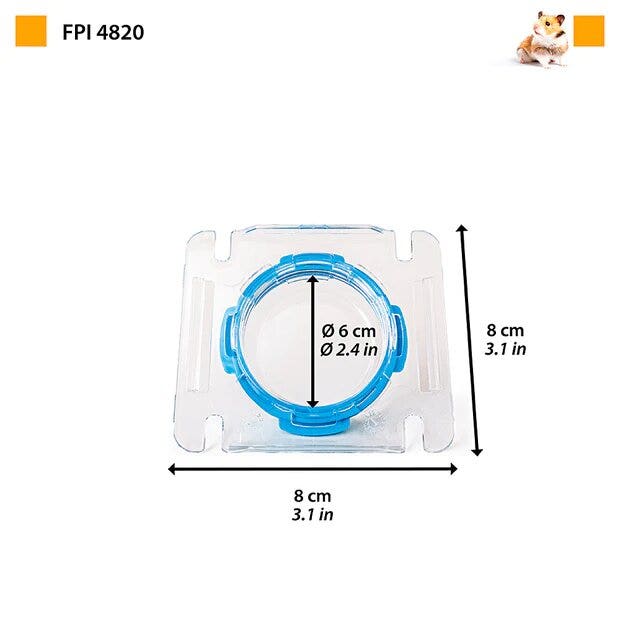 Ferplast FPI 4820 Tappo In Plastica Per Gabbie E Tubi Per Criceti/Piccoli Roditori-2
