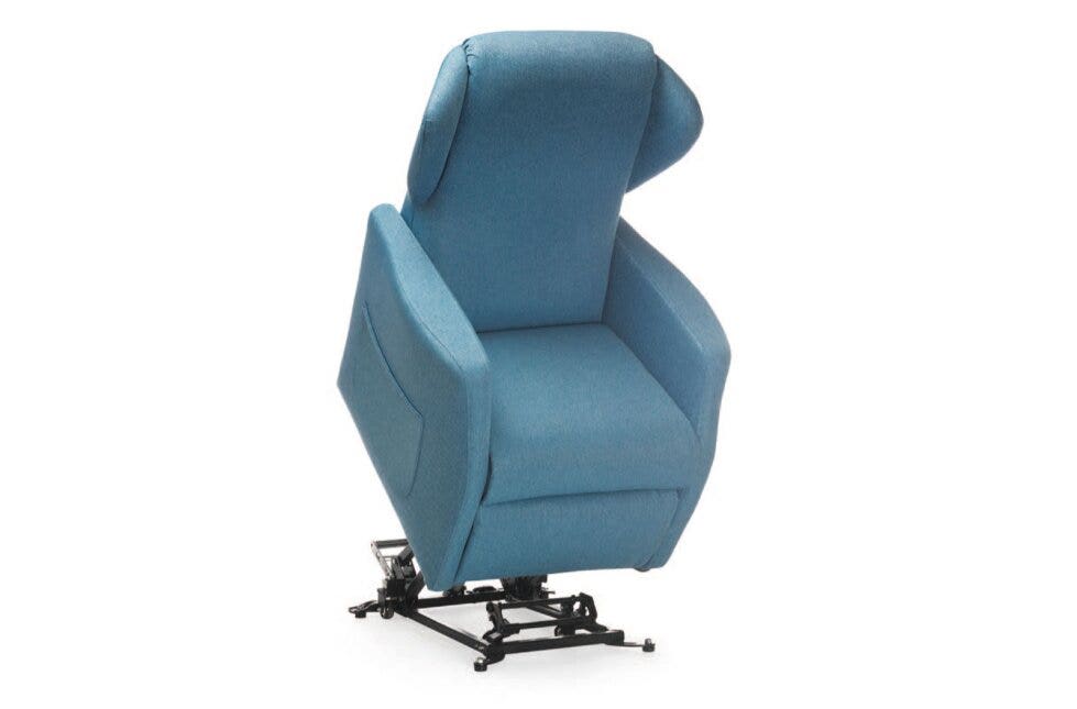 Mopedia Poltrona Elevabile Ninfea con Roller 4 Ruote 50mm PO401 Sabbia-4