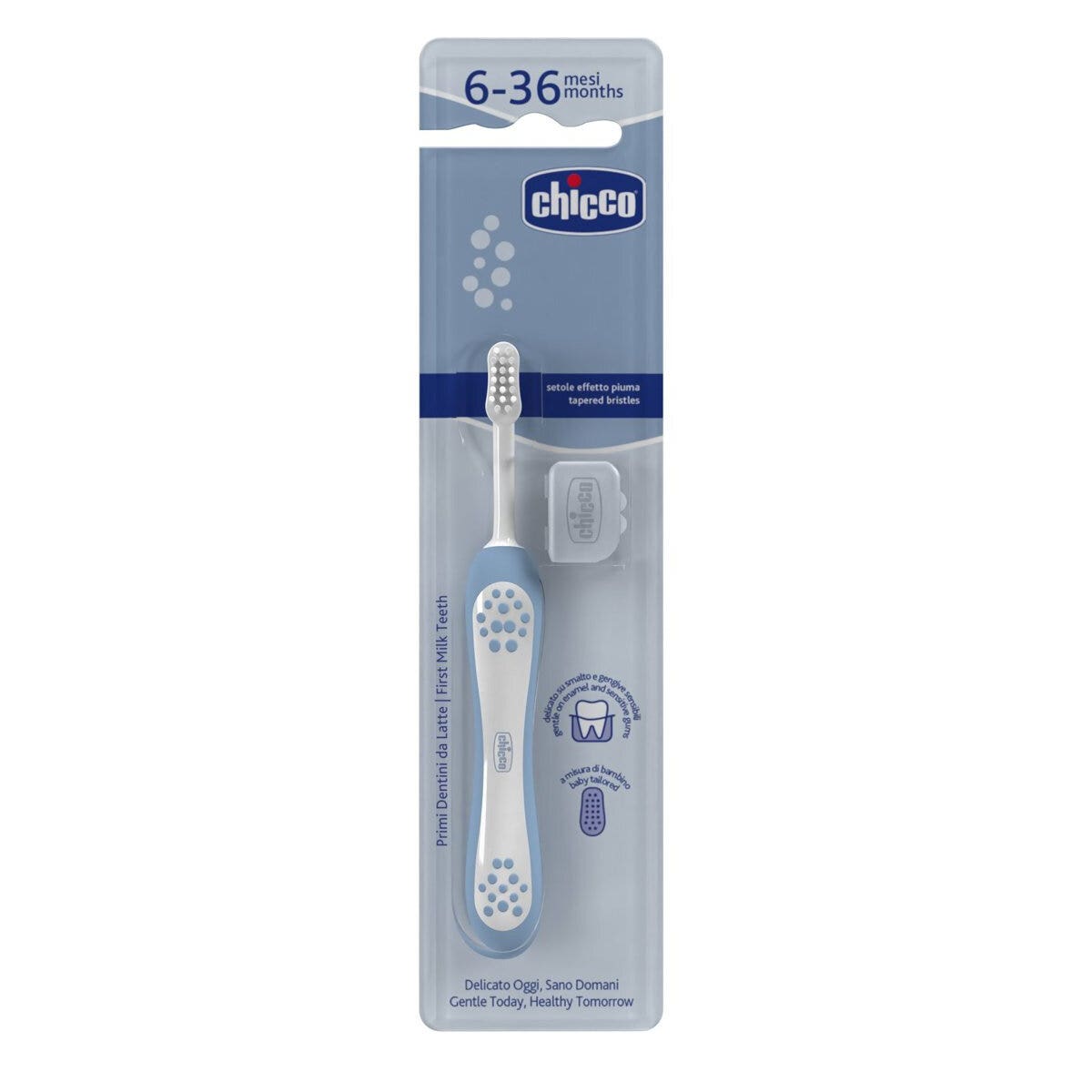 Chicco Spazzolino Primi Denti 6-36 Mesi Indigo 1 Pezzo-5