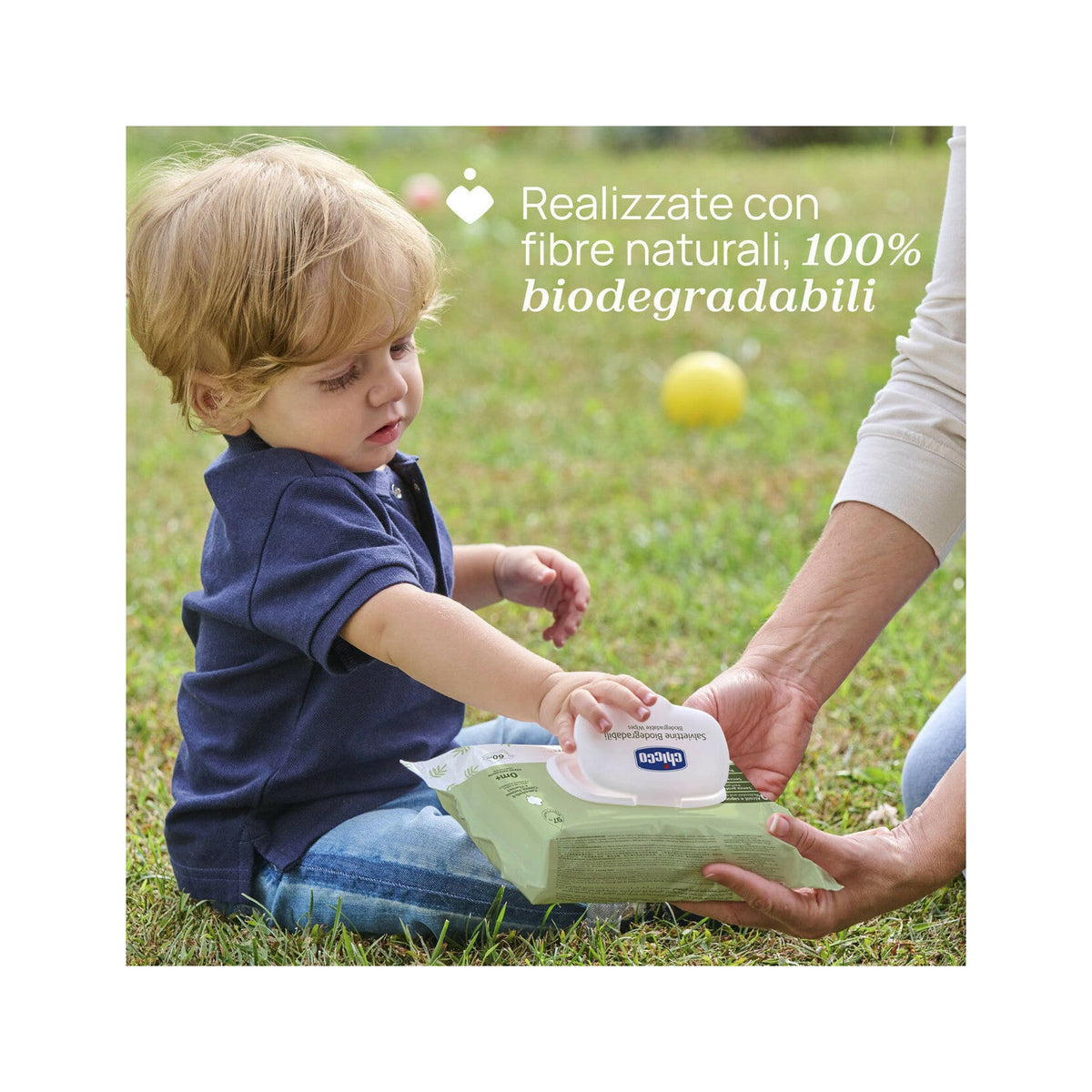 Chicco Salviettine Biodegradabili 60 Pezzi-1