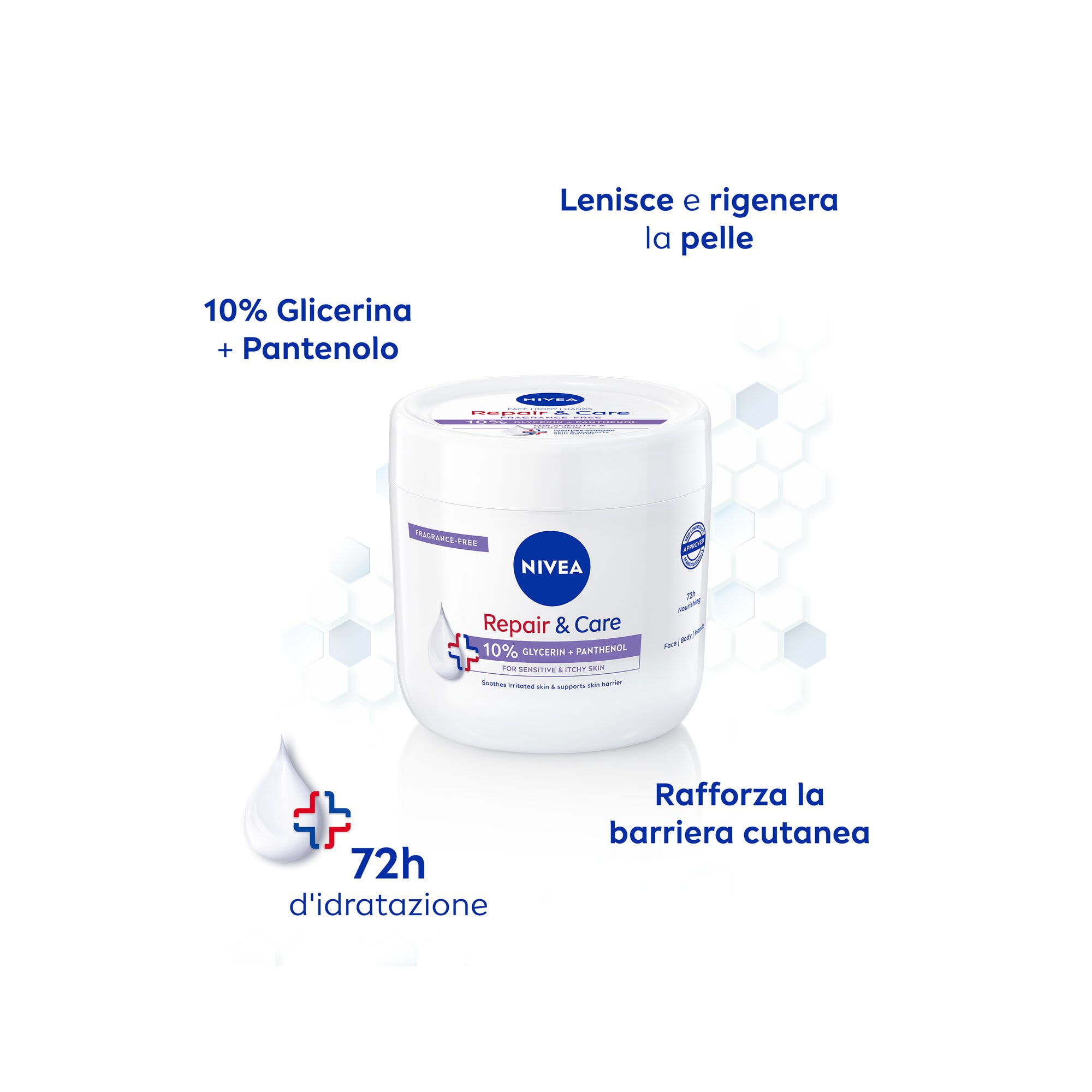 Nivea Repair Care Crema Corpo Per Pelli Irritate 400ml-2
