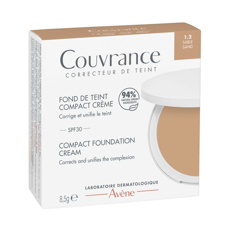Eau Thermale Avène Couvrance Fondotinta Compatto In Crema Sabbia-2