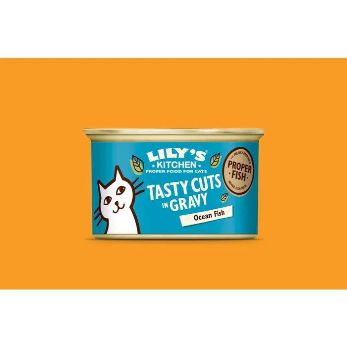 Lily's Kitchen Ocean Fish Tasty Cuts in Gravy Cat 85g-6