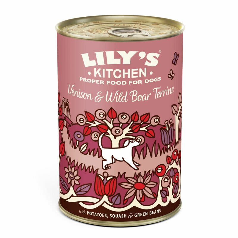 Lily's Kitchen Venison & Wild Boar Terrine Adult Dog 400g-1
