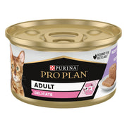 Purina Pro Plan Wet Cat Delicate Mousse Con Tacchino 85g-1
