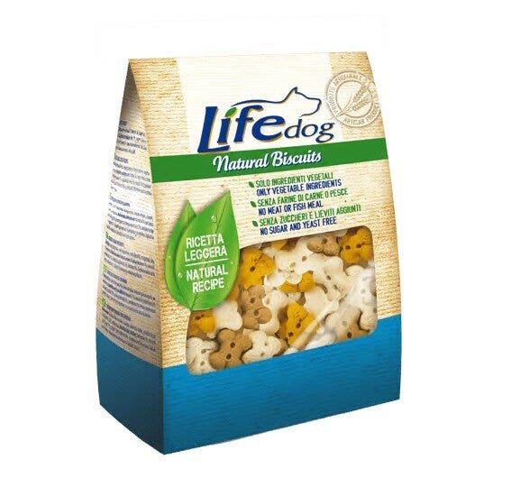 Life Pet Care Biscotti Naturali Per Cani A Forma Di Folletto Gusto Vaniglia 500g-1
