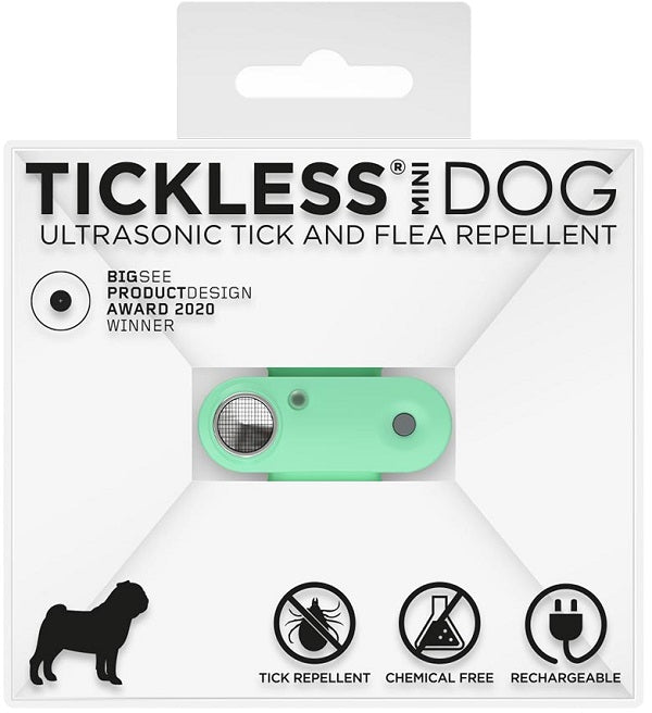 Tickless Mini Dog Repellente Ultrasuoni Colore Mentha Green