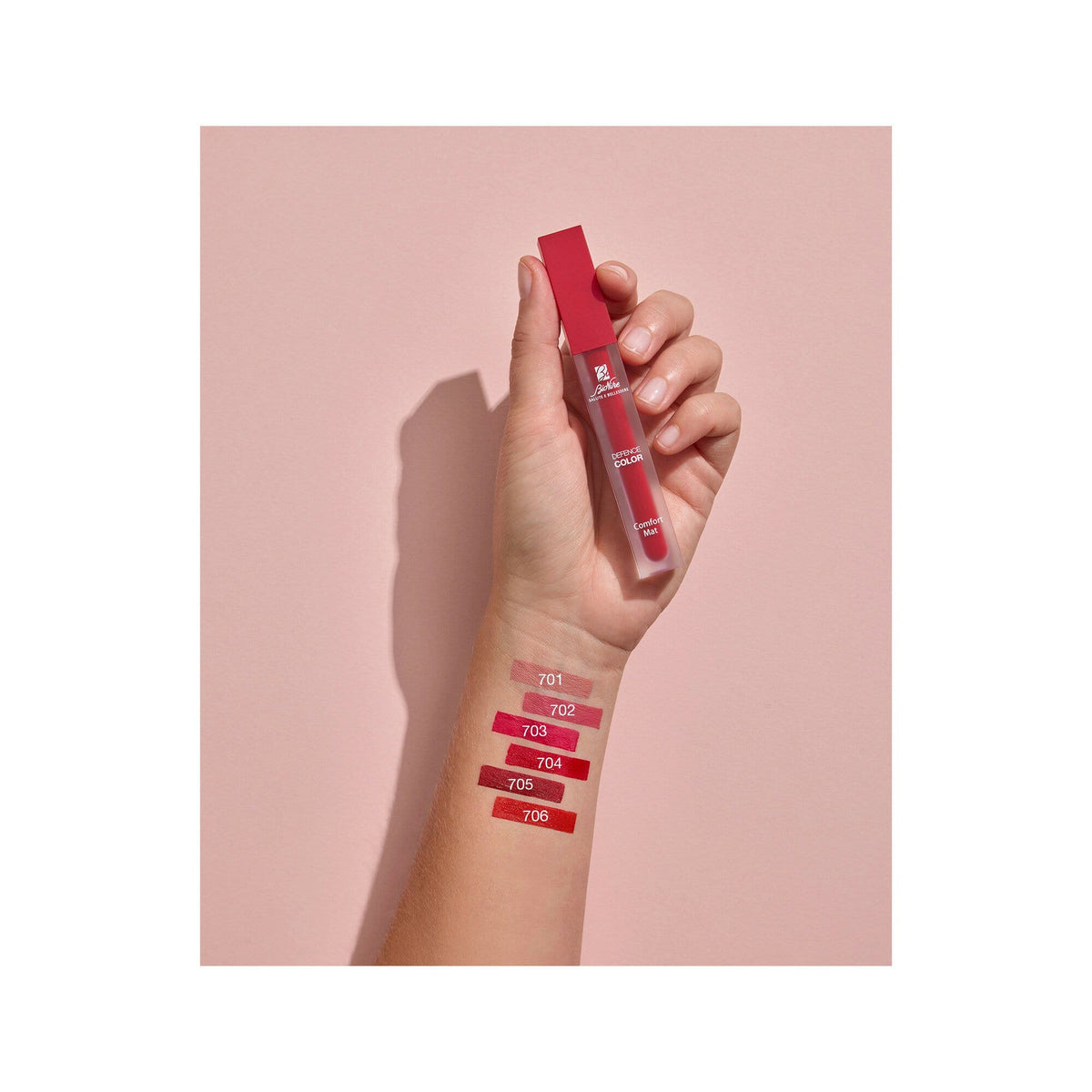 Bionike Defence Color Comfort Mat Rossetto Liquido 4,5ml N.703 Tulipe-2