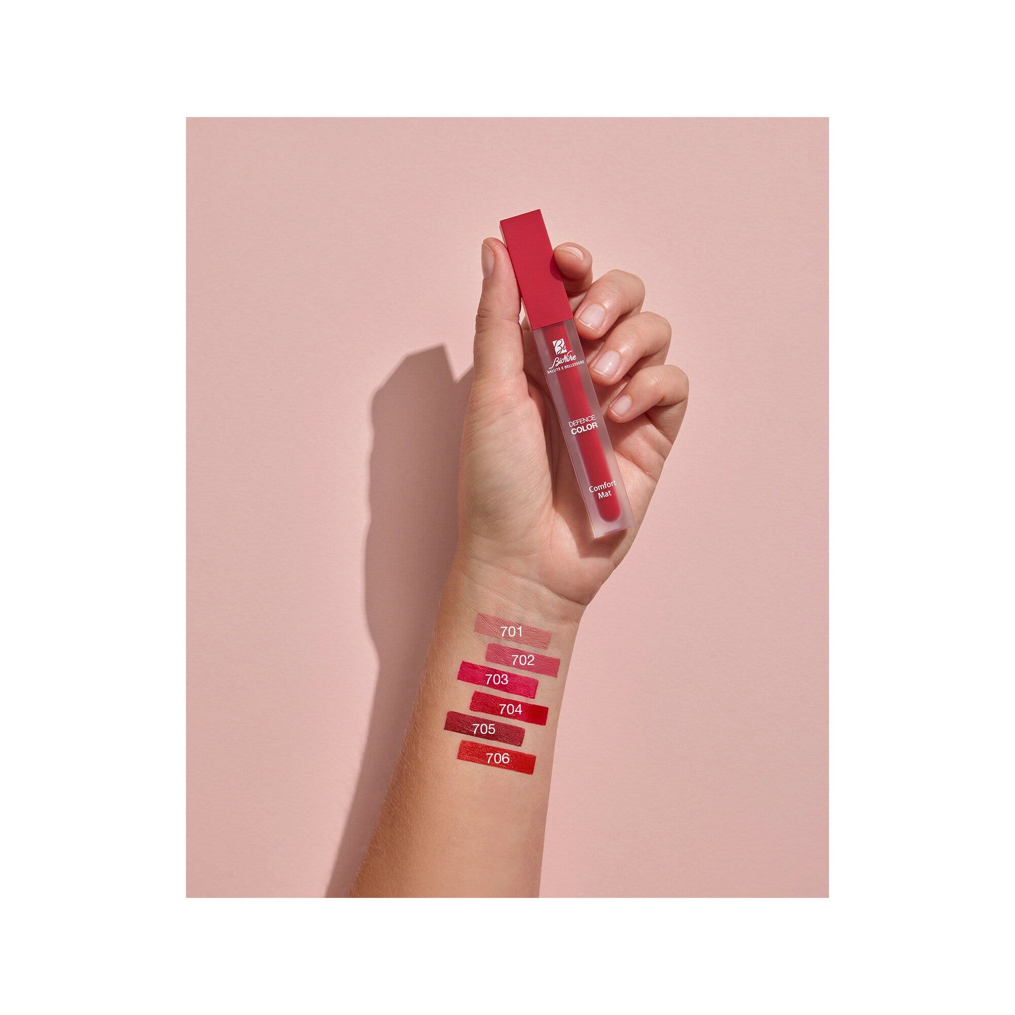 Bionike Defence Color Comfort Mat Rossetto Liquido 4,5ml N.704 Vrai Rouge-2