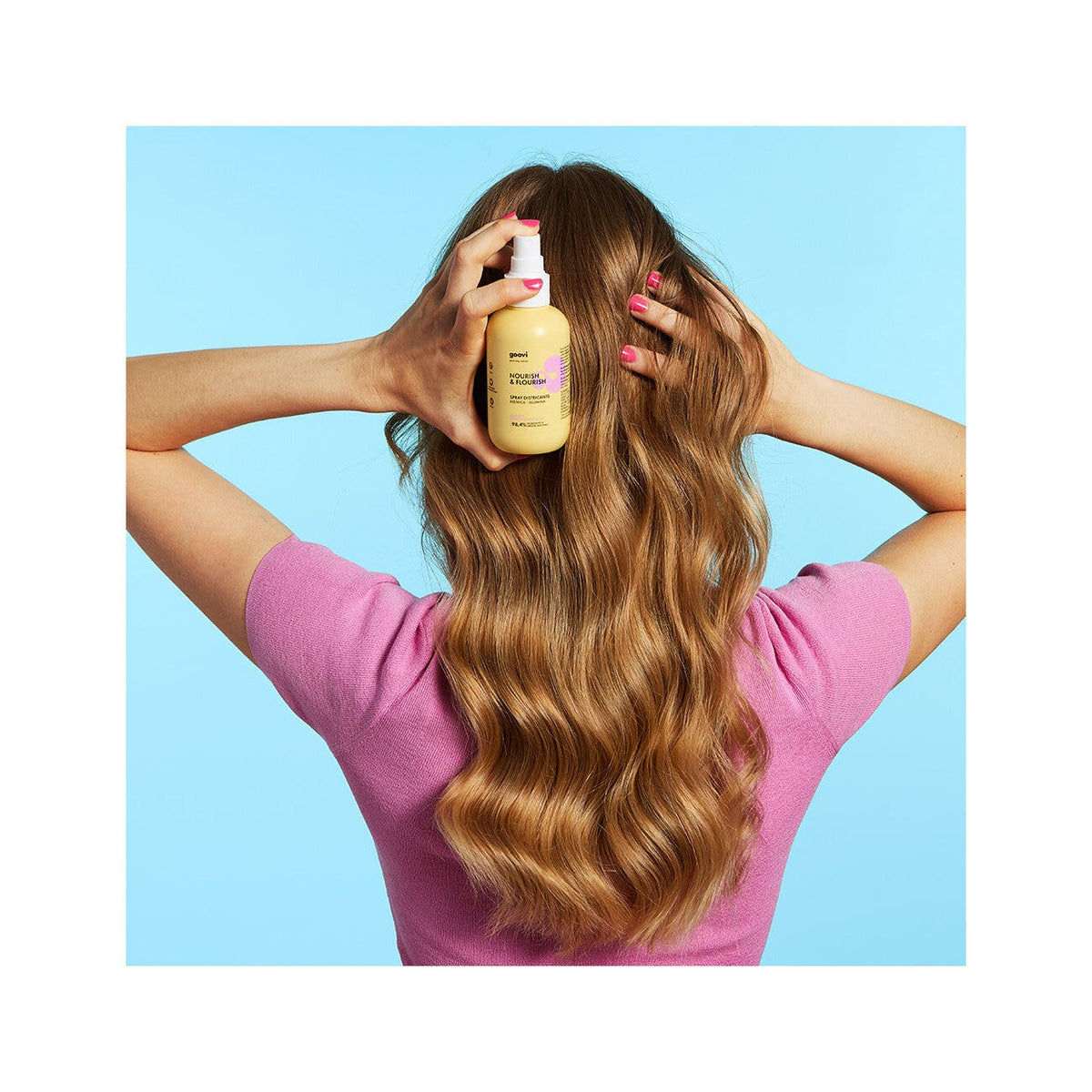 Goovi Nourish & Flourish Spray Districante Per Capelli 100ml-3