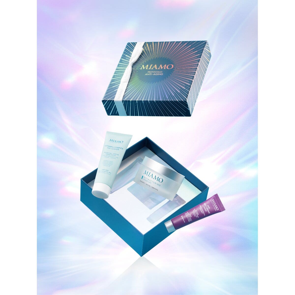 Miamo Cofanetto Anti-Aging Restructuring Cream 24h 50ml + Vitamin Complex Milk Cleanser 50ml + Anti-Glycoxidant Masque 10ml-3