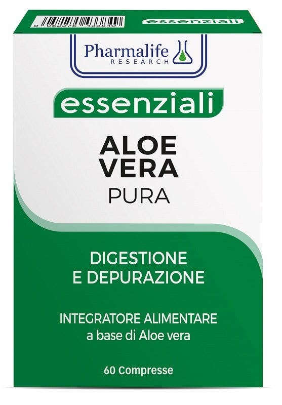 Pharmalife Research Essenziali Aloe Vera Pura 60 Compresse-1