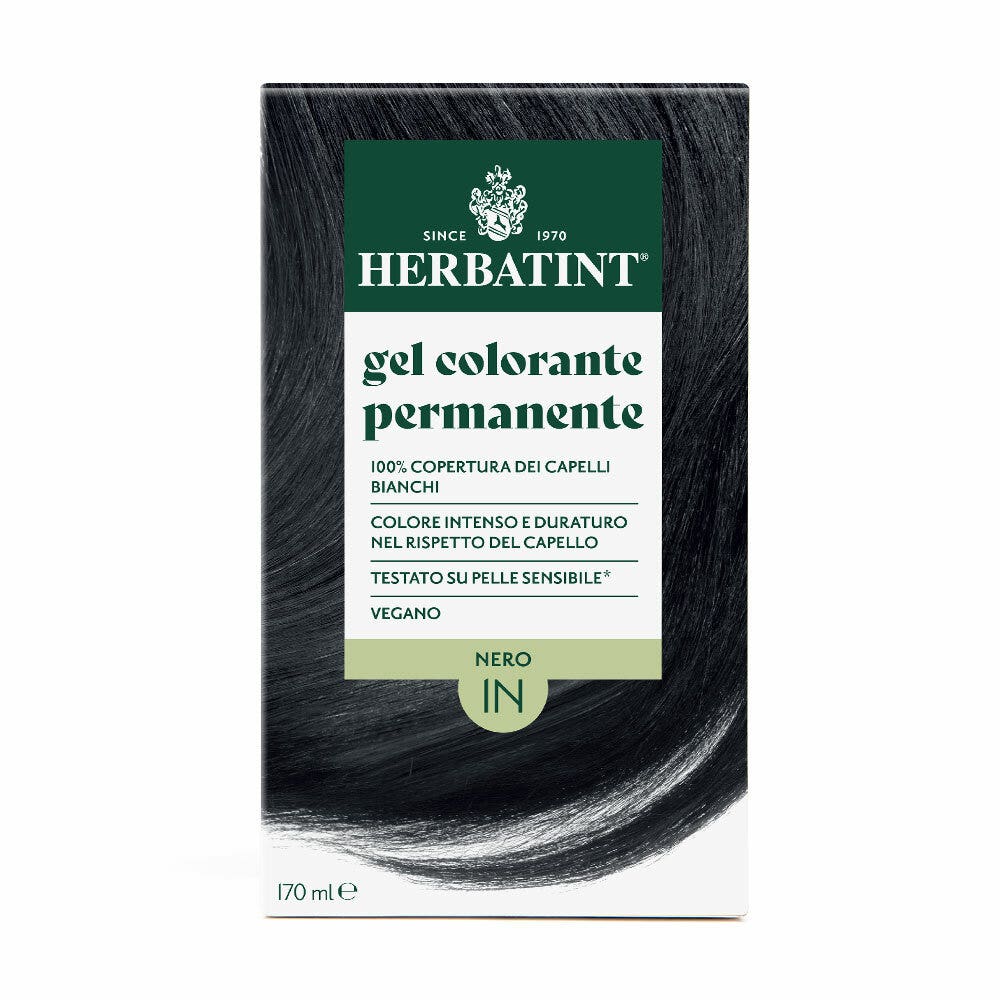 Herbatint Gel Colorante Permanente 1N Nero 170ml-2