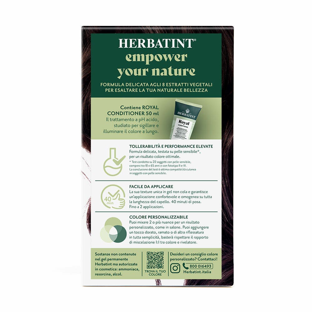 Herbatint Gel Colorante Permanente 4M Castano Mogano 170ml-3