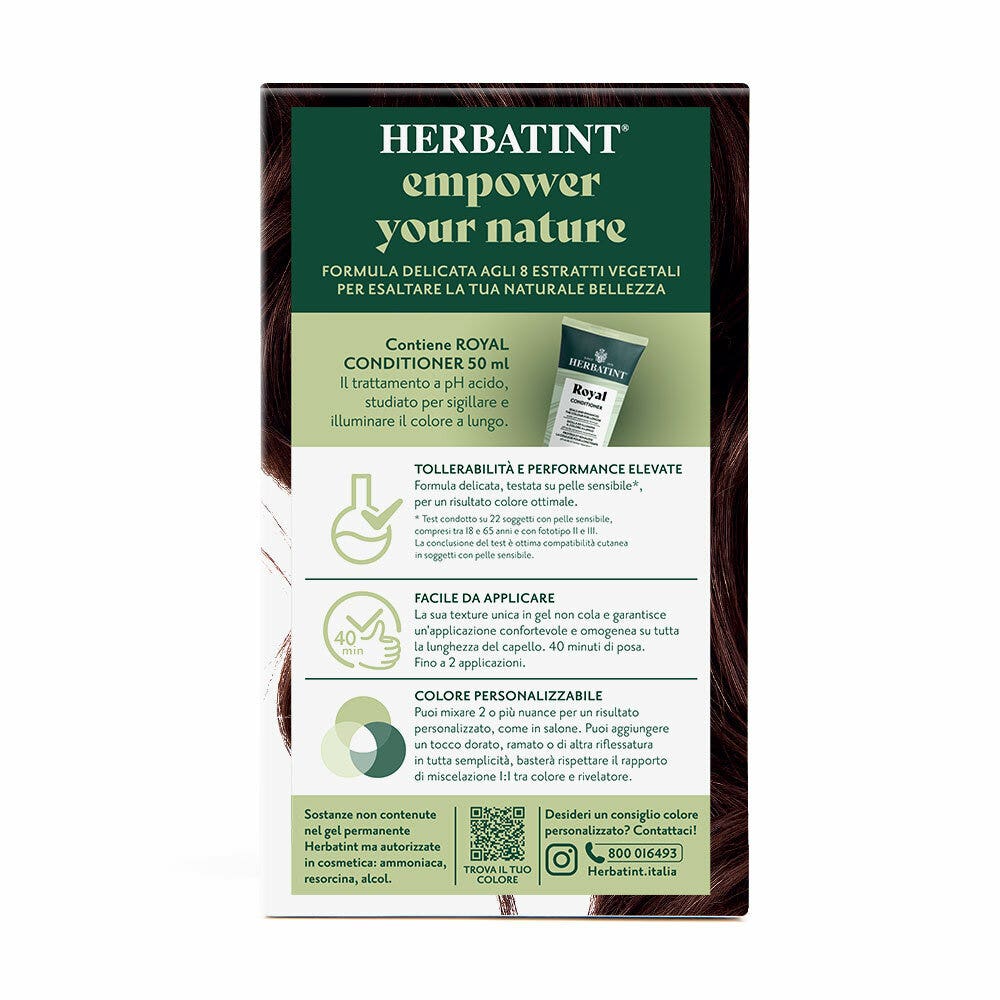 Herbatint Gel Colorante Permanente 4R Castano Ramato 170ml-3
