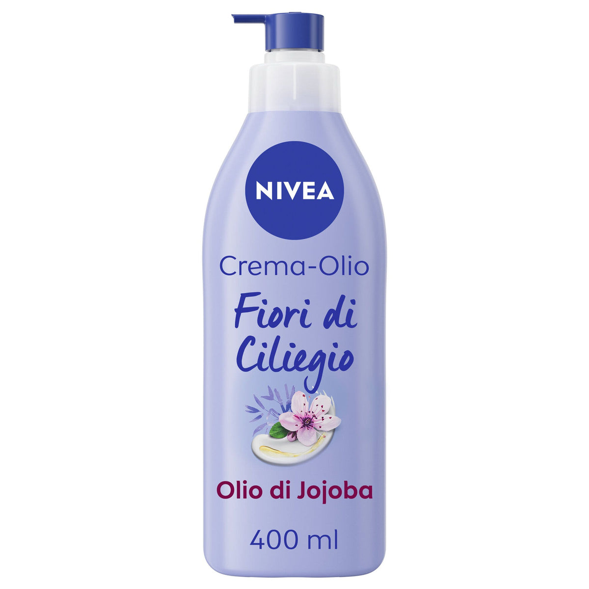Nivea Crema-olio Fiori Di Ciliegio & Olio Di Jojoba Crema Corpo Idratante 48h E Profumata 400ml-1