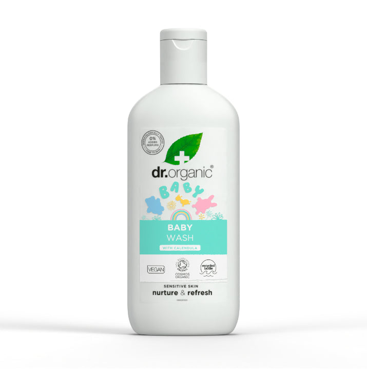 Dr. Organic Baby Wash alla Calendula Detergente Corpo Bambini 250 ml