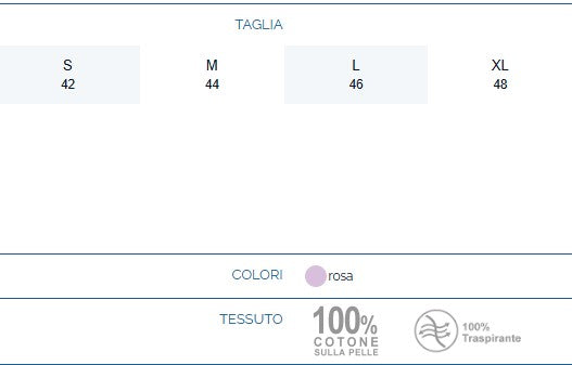 Pavis Pigiama Sanitario Per Degenti Donne Con Cerniera Posteriore Colore Rosa Cod. 991
