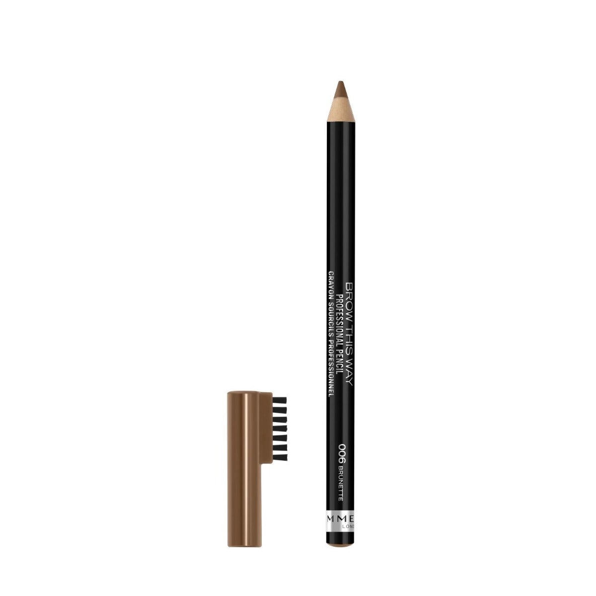 Rimmel Matita Sopracciglia Brow This Way Professional Pencil 006 Brunette-2