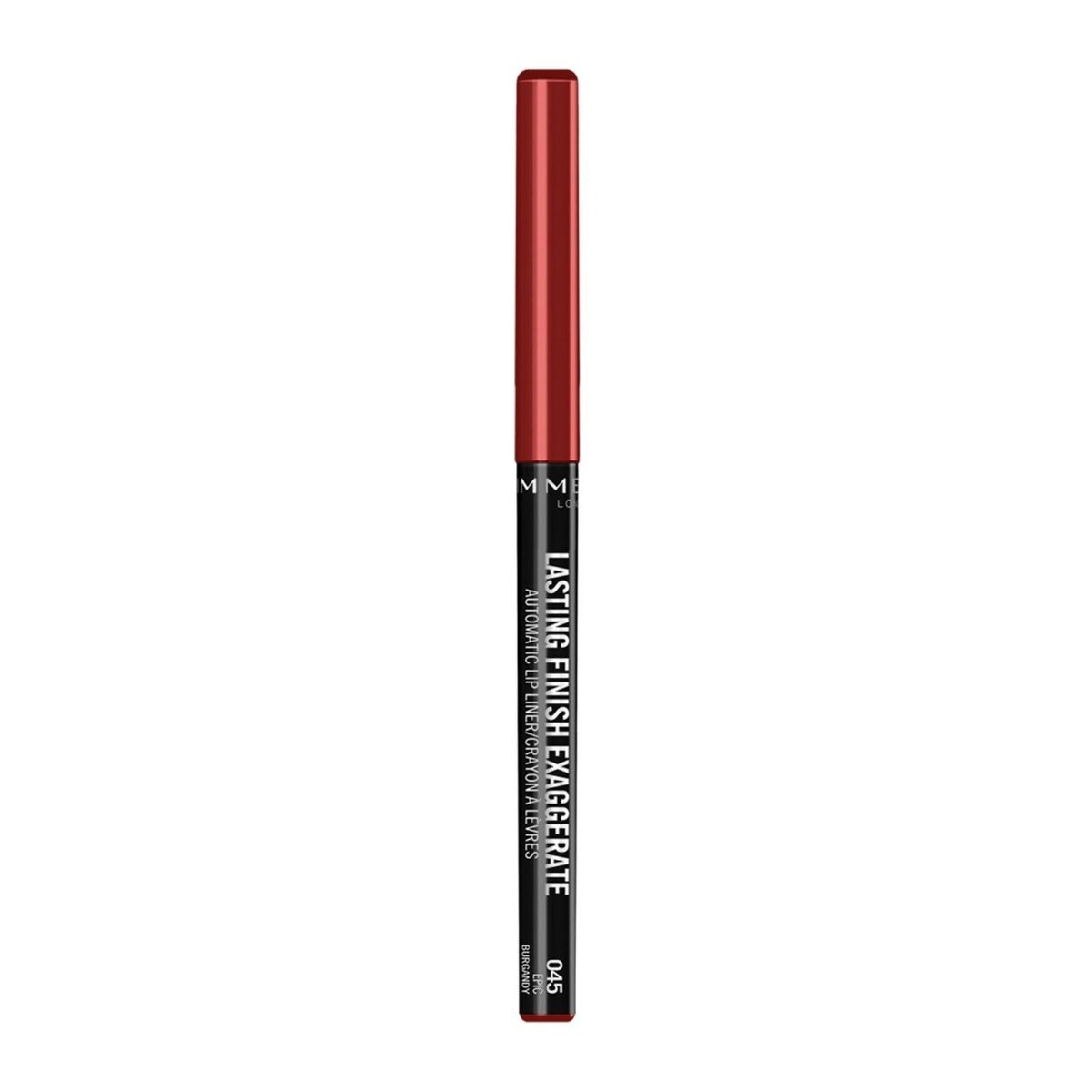 Rimmel Matita Labbra Lasting Finish Exaggerate 045 Epic Burgandy-7