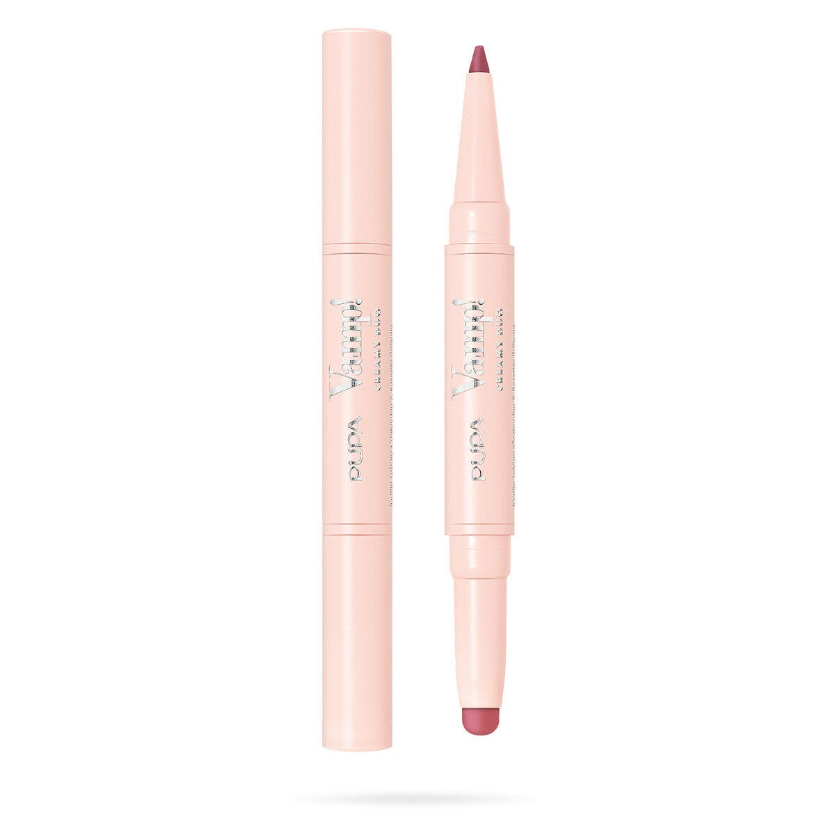 Pupa Vamp! Creamy Duo Matita Labbra Contouring & Rossetto Brillante 008 Vintage Rose-6