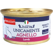 Unipro Unicamente Agnello Cibo Umido Gatti Adulti Sterilizzati Barattolo 85g-1