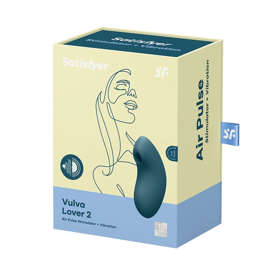 Satisfyer Vulva Lover 2 Vibratore Clitoride Blu-5