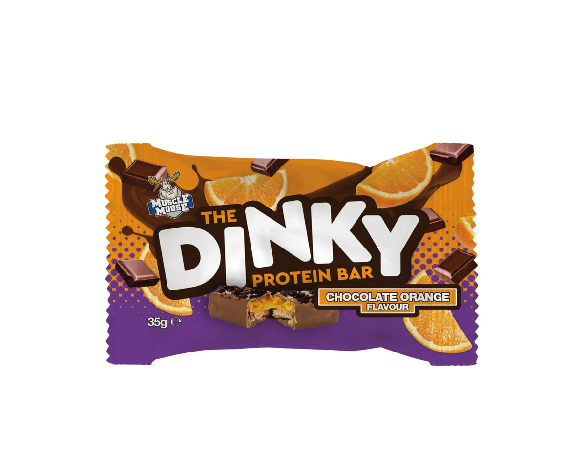 Muscle Moose Dinky Protein Bar 35g Gusto Chocolate Orange-1