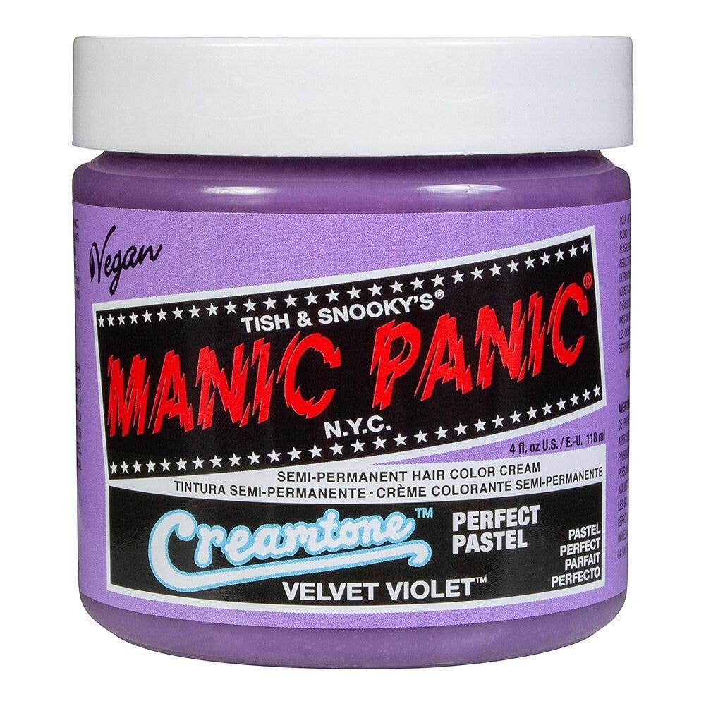 Manic Panic Velvet Violet Creamtone Perfect Pastel Colorazione Semipermanente Per Capelli 118ml-2