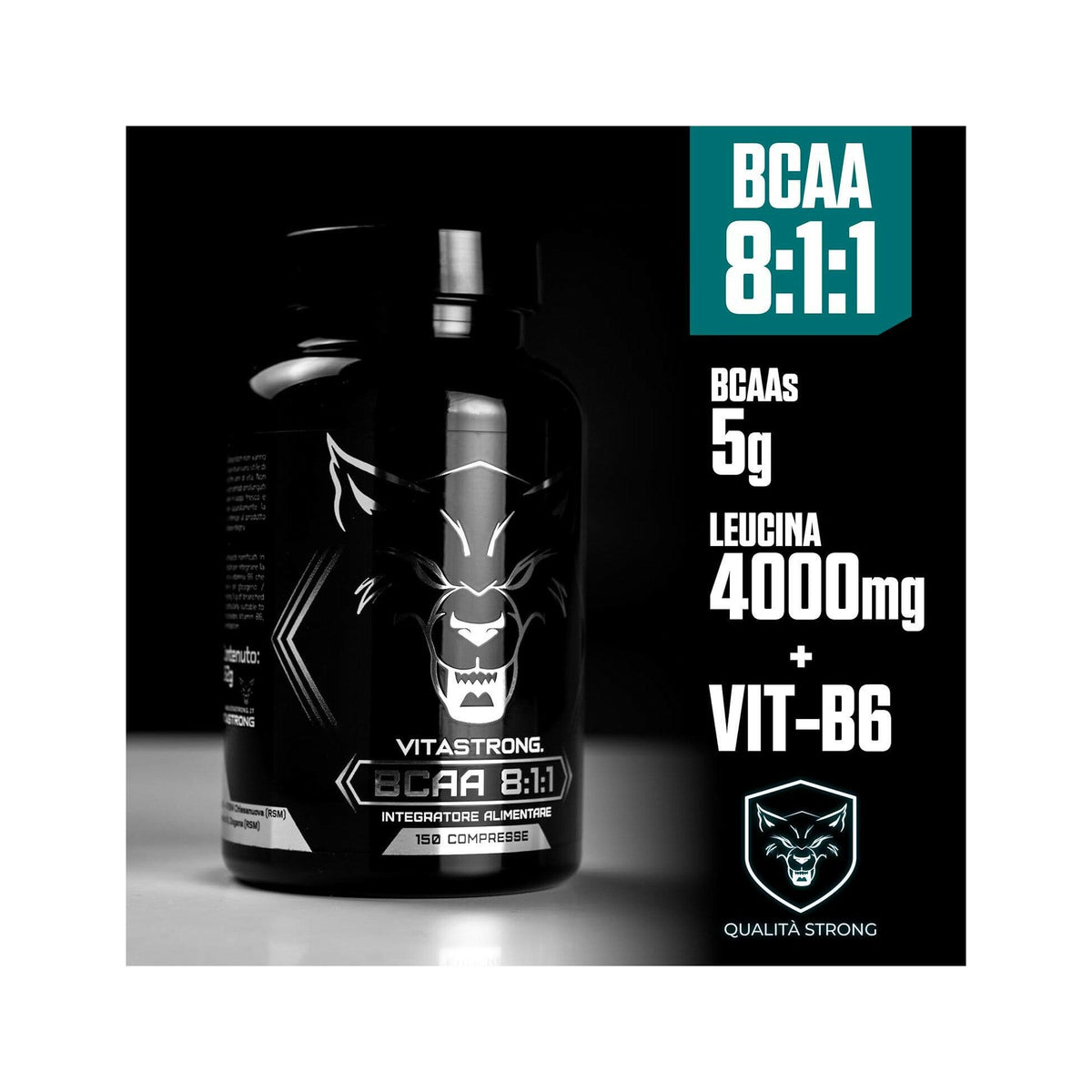 Vitastrong BCAA 8:1:1 150 Compresse-2