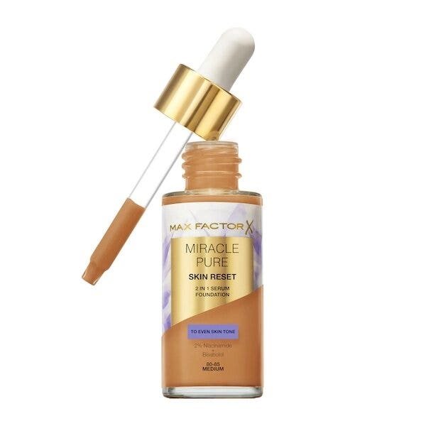 Max Factor Fondotinta Miracle Pure Skin Reset 2 in 1 Siero 30ml - Medium-1