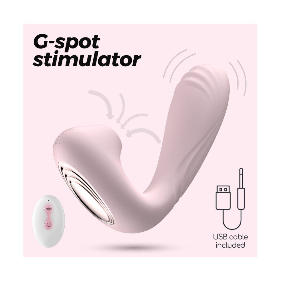 Crushious Pookie Stimolatore Clitorideo Con Telecomando Rosa-5