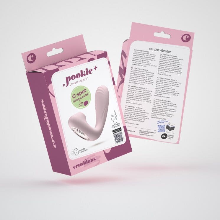 Crushious Pookie Stimolatore Clitorideo Con Telecomando Rosa-7