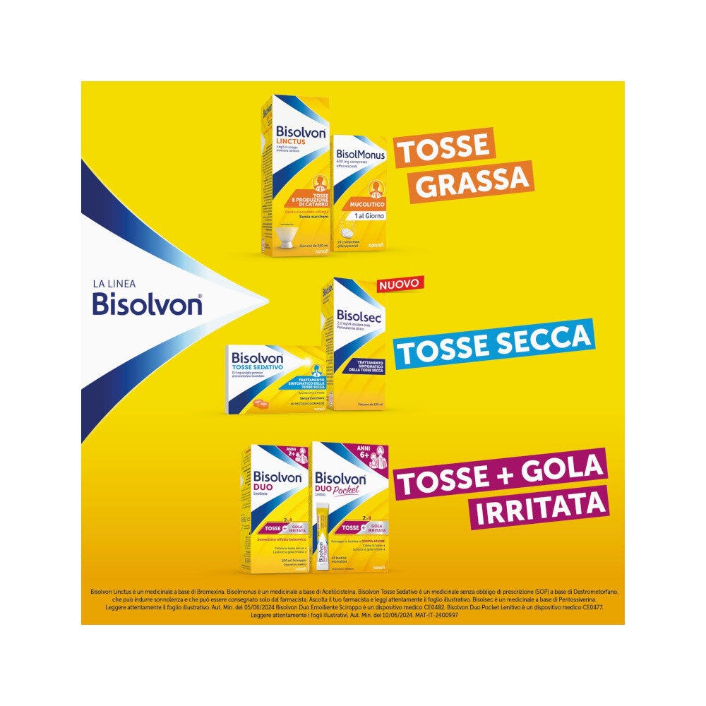 Bisolsec Soluzione Orale Trattamento Sintomatico Della Tosse Secca 190ml-7