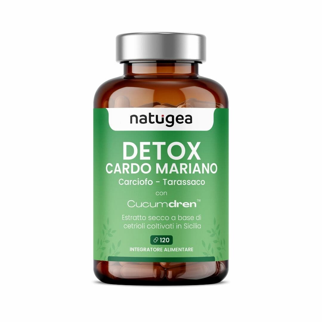 Natugea Detox Fegato e Intestino con Cardo Mariano 120 Capsule-1