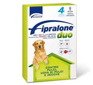 Fipralone Duo 268mg/80mg Soluzione Spot-on Per Cani Di Taglia Grande 4 Pipette-1