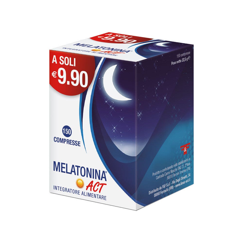 Melatonina Act 1mg 150 Compresse-6