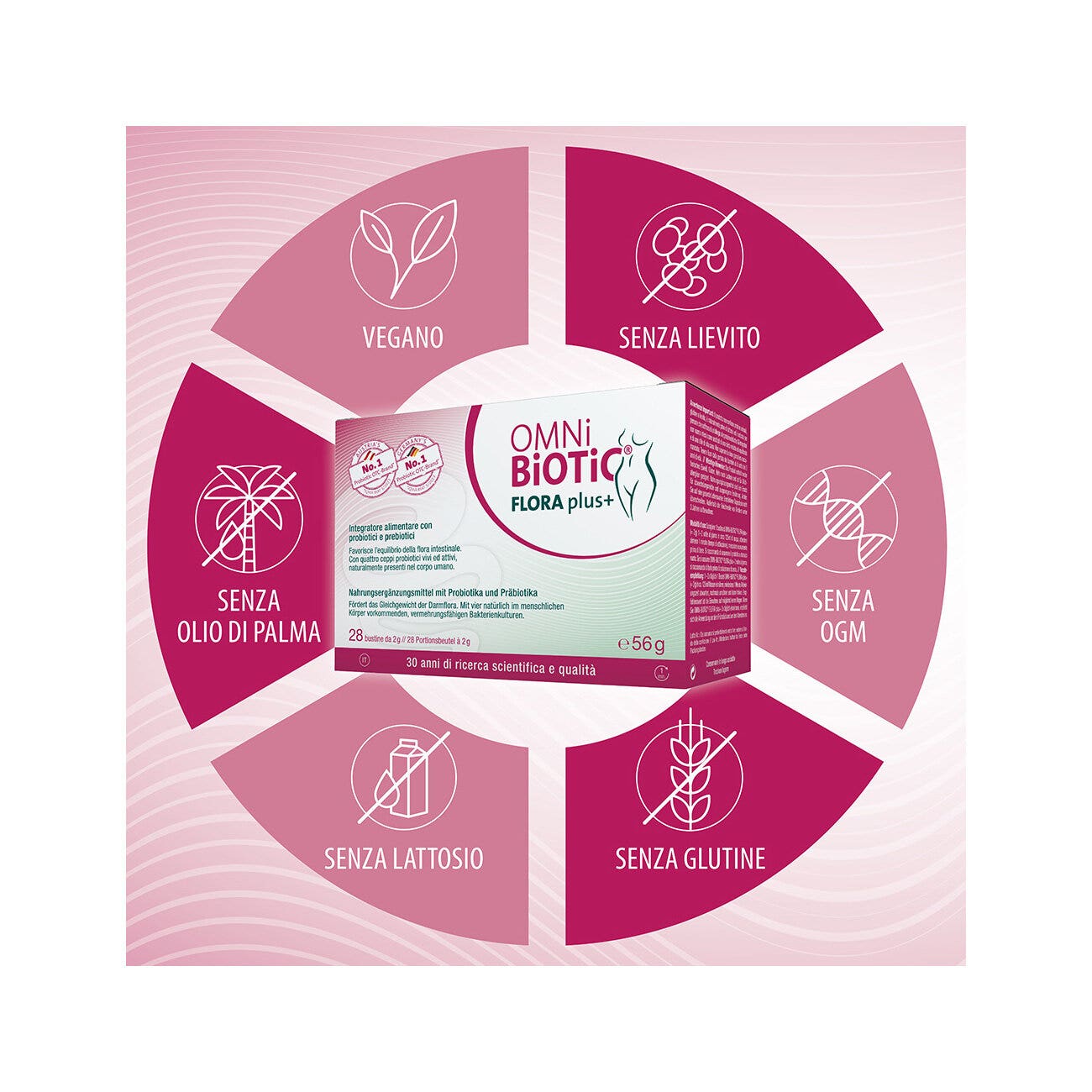 Omni Biotic Flora Plus+ 28 Bustine 56g-3