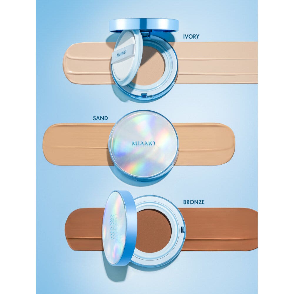 Miamo Second Skin Mesh Fondotinta Cushion Ivory SPF50 Pa+++-2