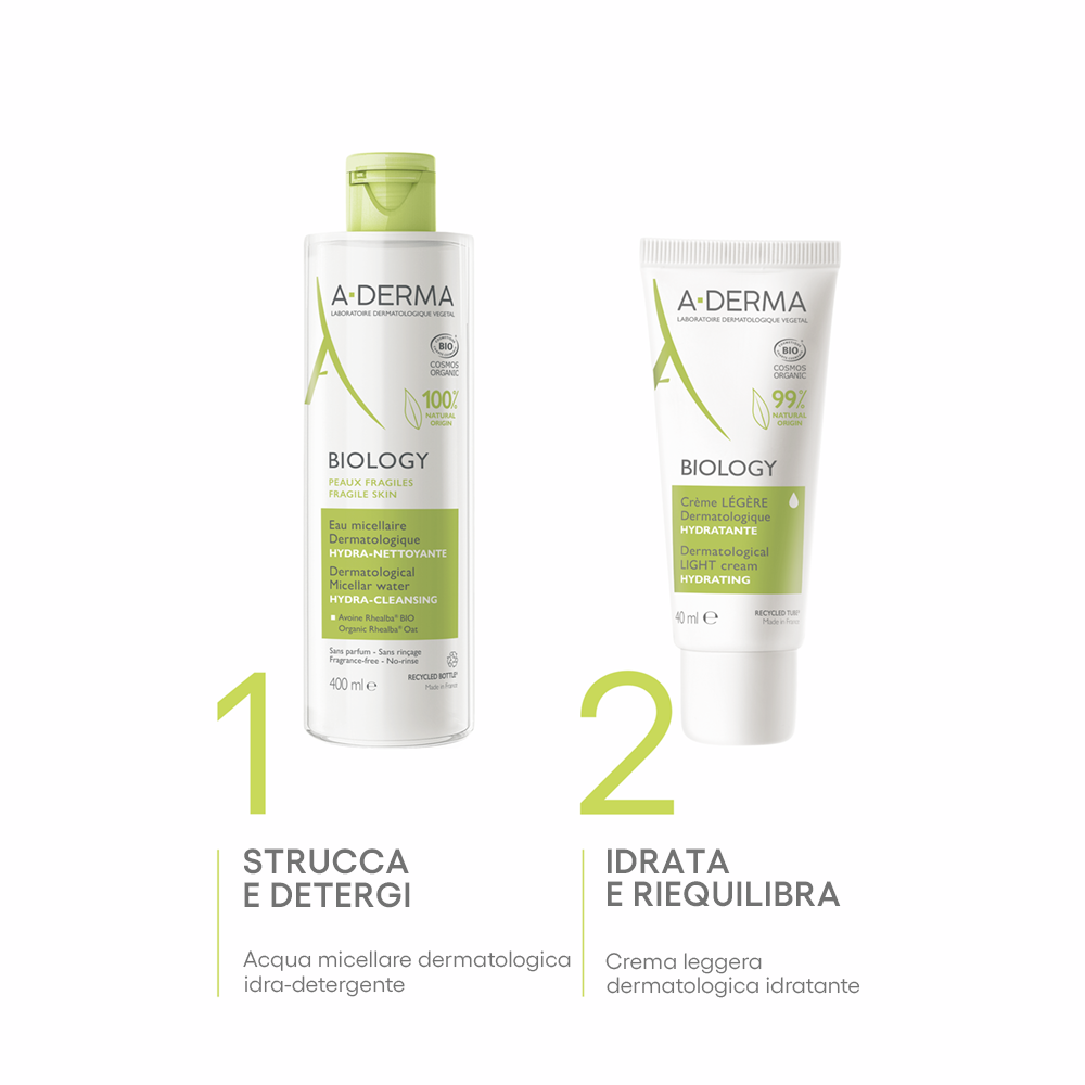 A-Derma Biology Acqua Micellare Dermatologica Idra-Detergente 400ml-5
