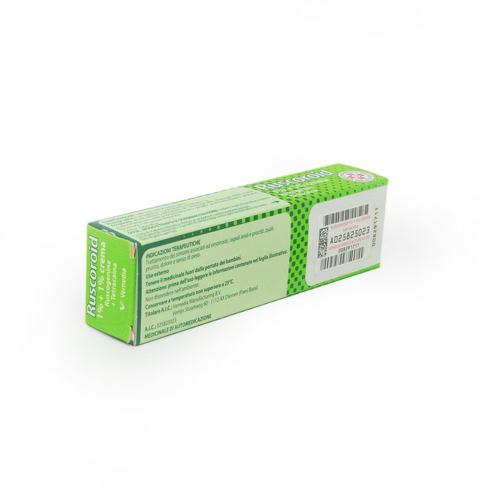 Ruscoroid Crema Rettale 40g 1% + 1%-6