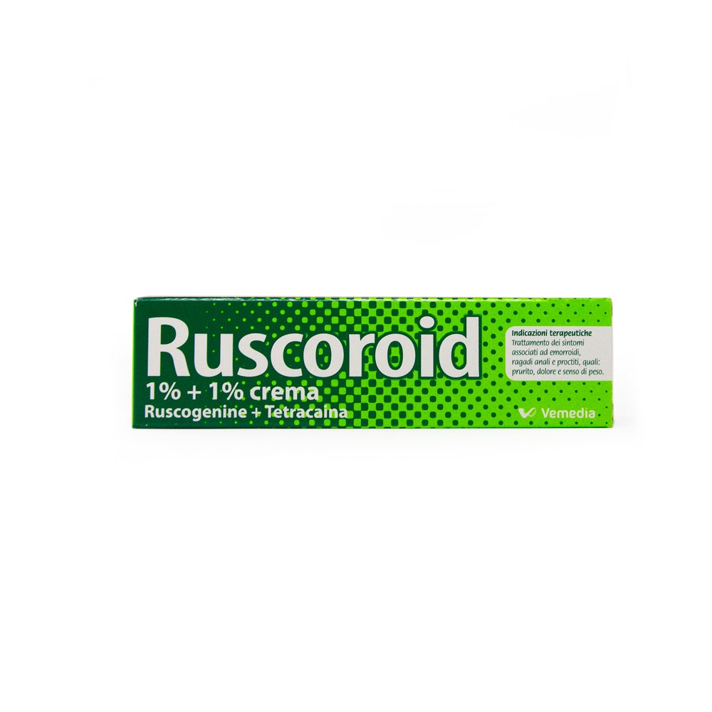 Ruscoroid Crema Rettale 40g 1% + 1%-8