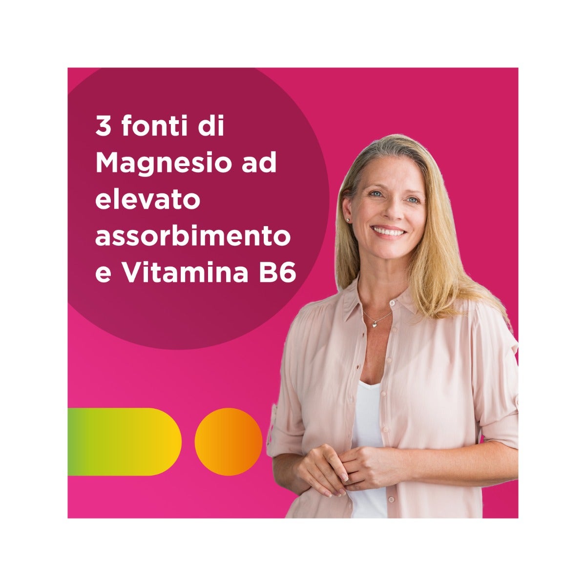 Multicentrum Boost Magnesio Integratore Alimentare Vitamina B6 Magnesio Pidolato Stanchezza 30 Bustine-4