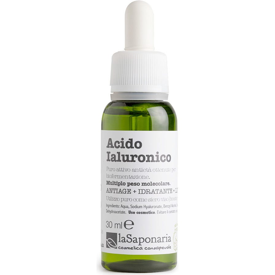La Saponaria Attivo Puro Acido Ialuronico Multiplo Peso Molecolare 30ml  - 1